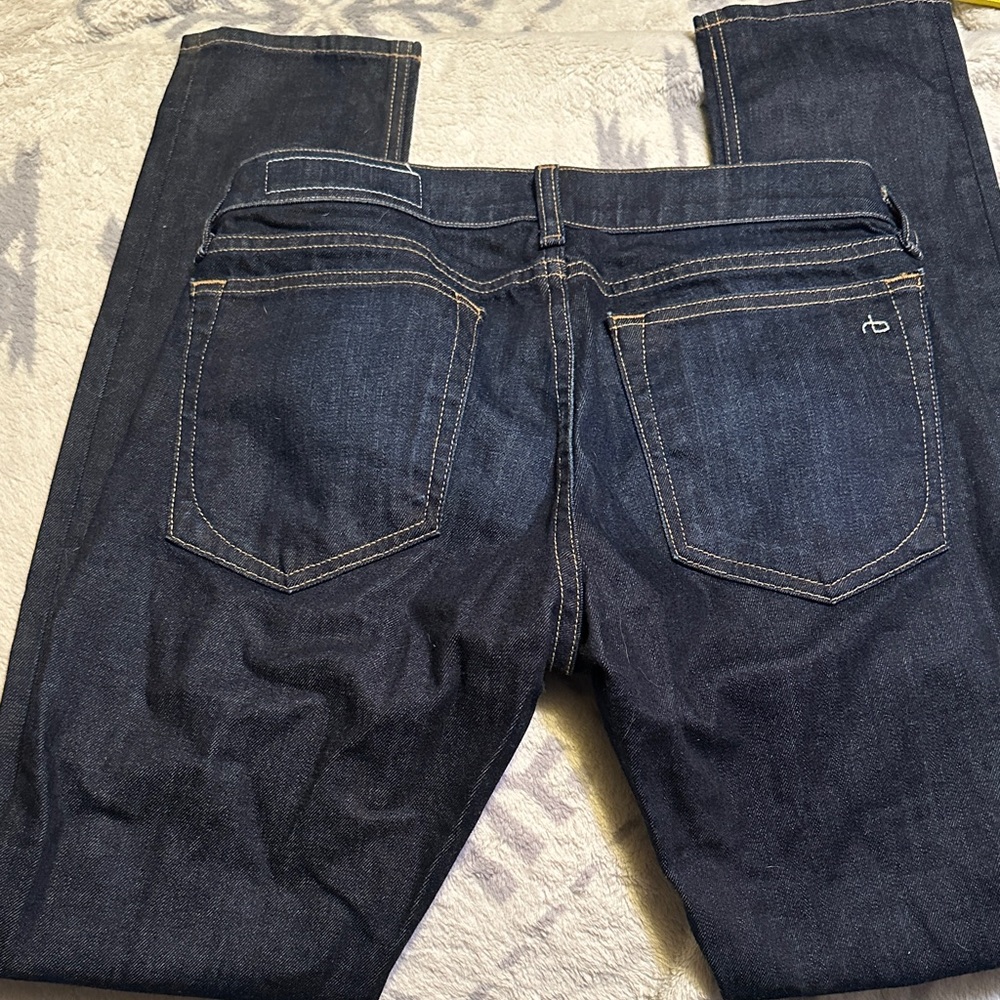 rag & bone Dark Blue Skinny Jeans